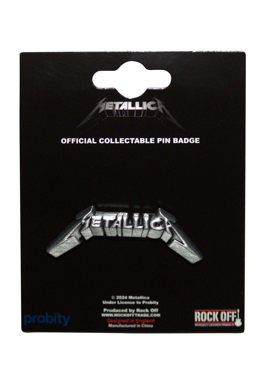 Metallica - 3D Logo - Pin | Neutral-Image