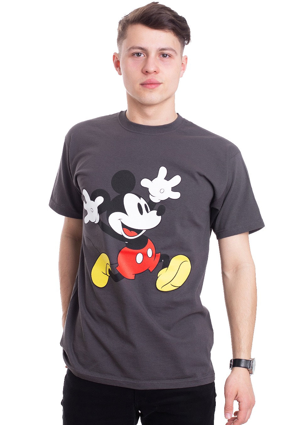 Mickey Mouse - Exciting Face Grey - T-Shirt | Men-Image