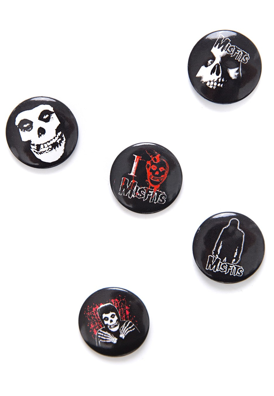 Misfits - Pack of 5 - Button Set | Neutral-Image