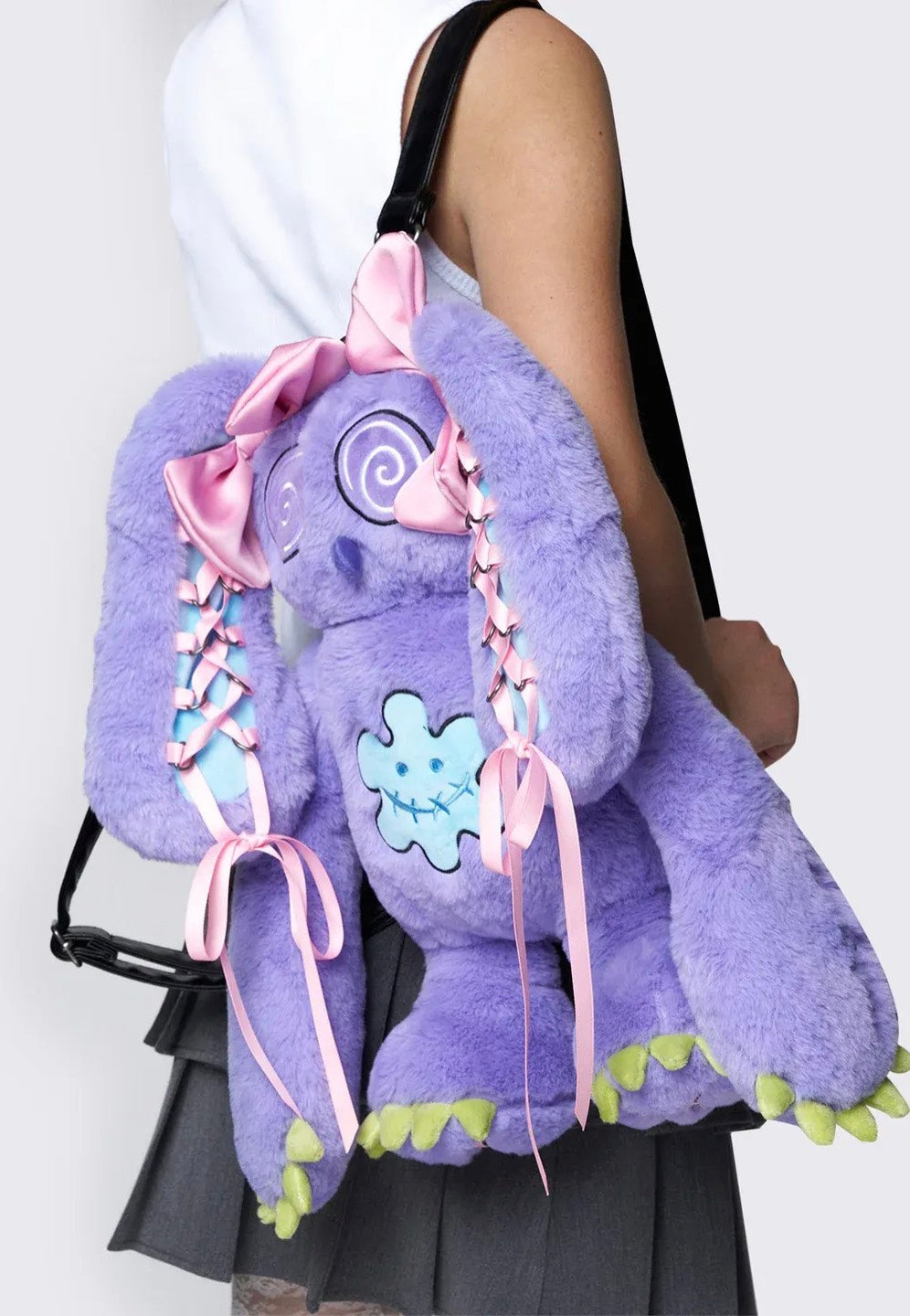 Minga London x Ema Gaspar - Bunny Plush - Backpack | Neutral-Image