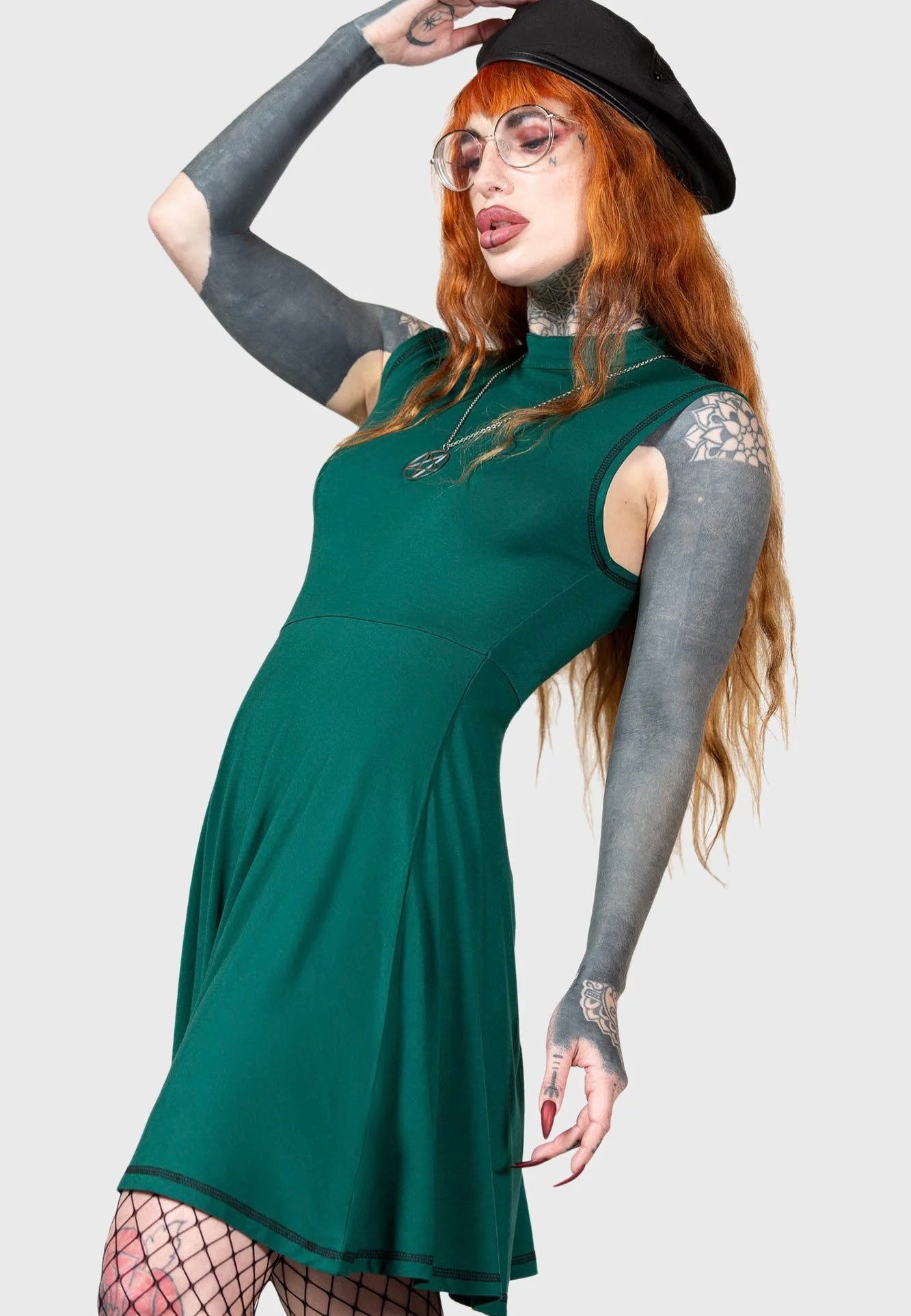 Killstar - Mossbone Teal - Dress | Women-Image