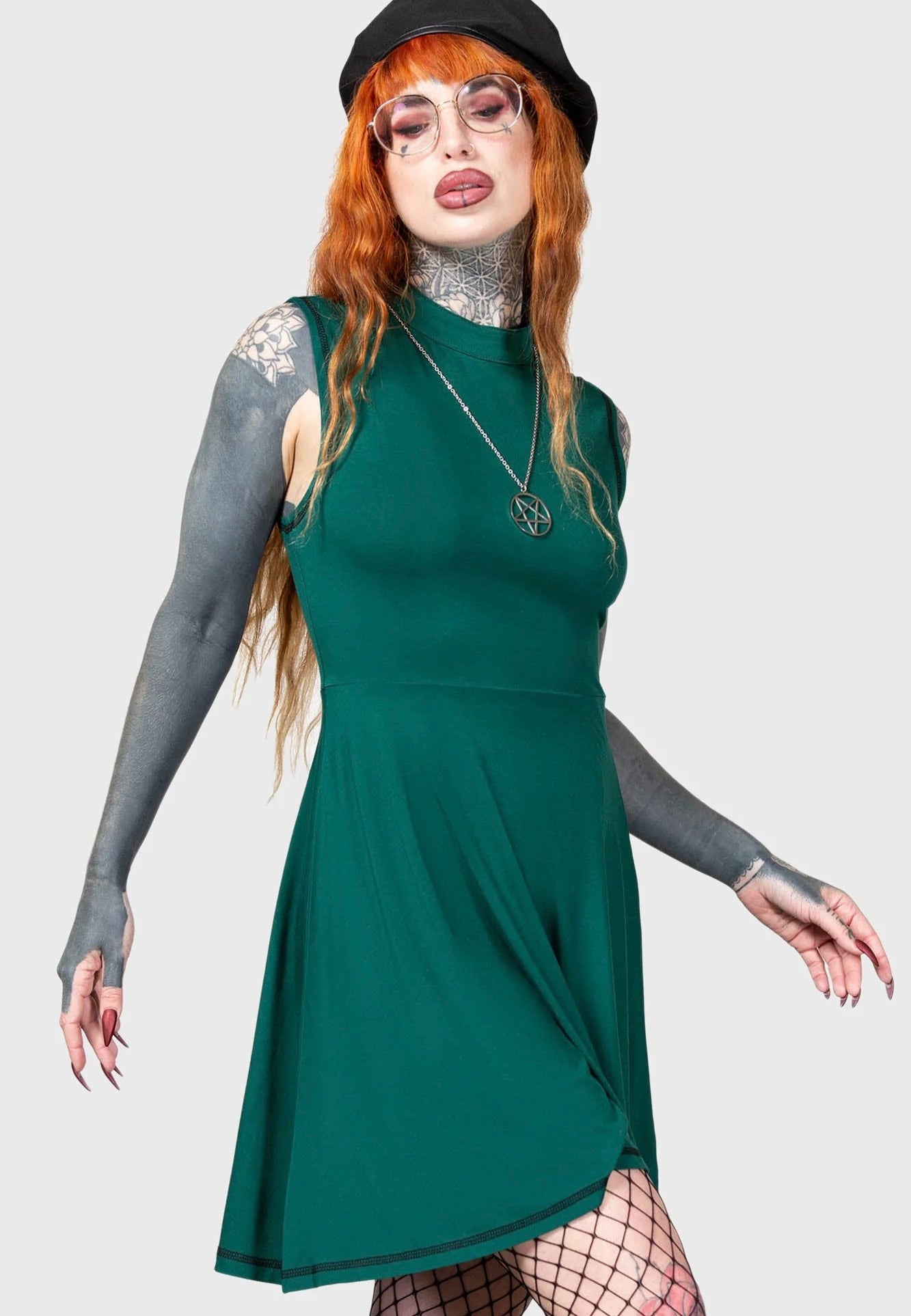 Killstar - Mossbone Teal - Dress | Women-Image