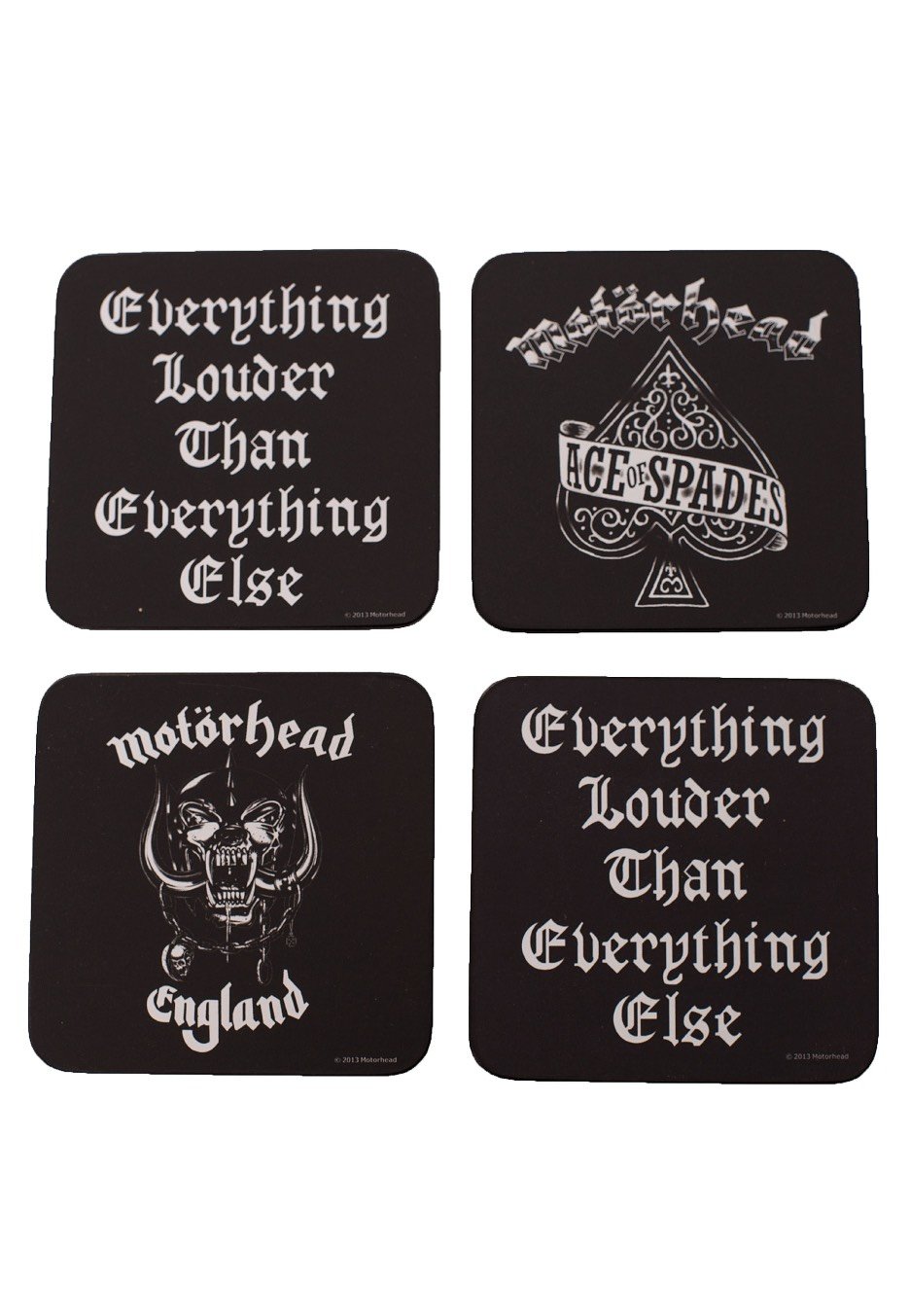 Motörhead - 4 Pack - Coaster | Neutral-Image