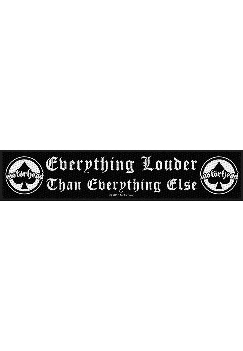 Motörhead - Everything Louder Superstrip - Patch | Neutral-Image