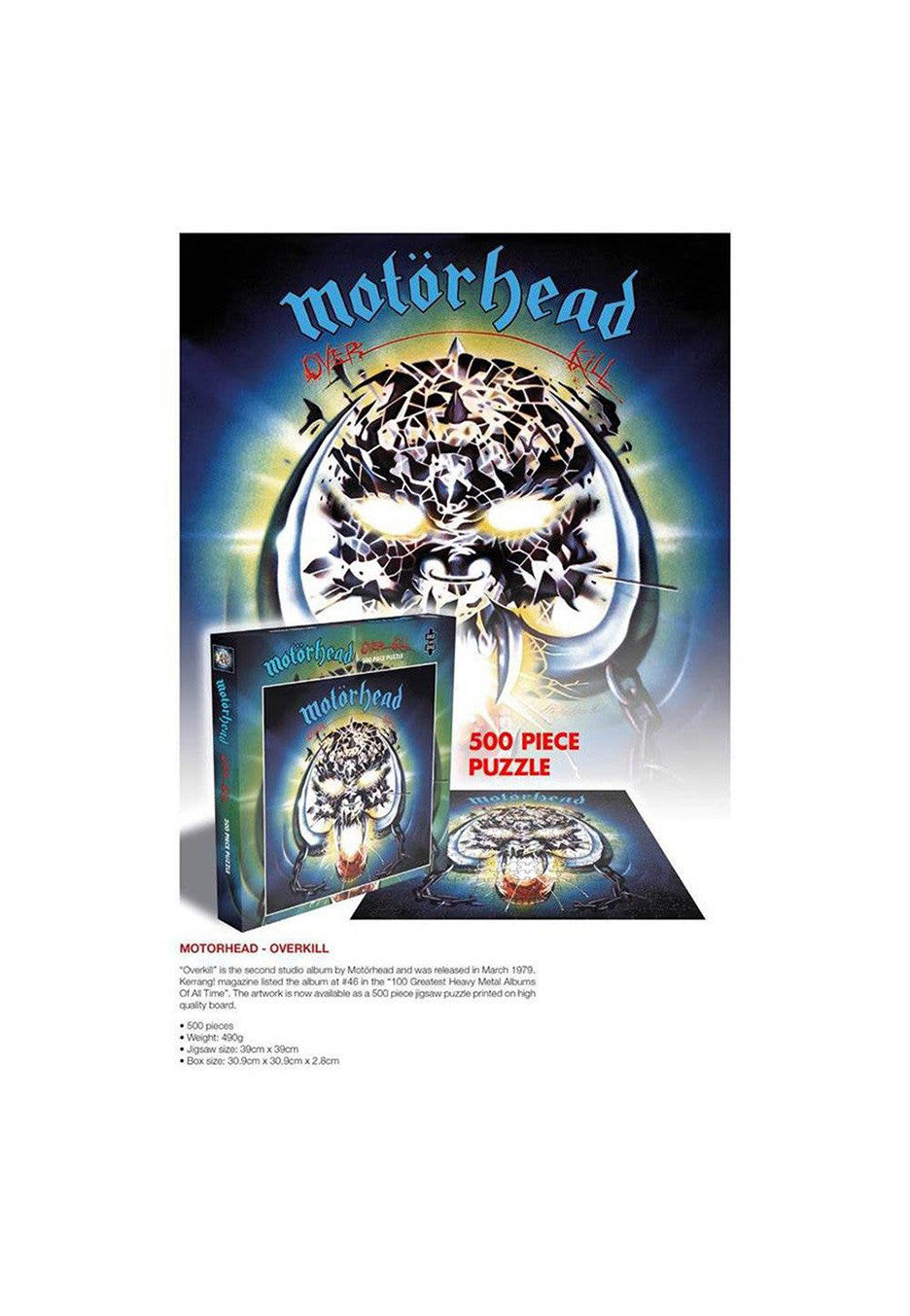 Motörhead - Overkill - Jigsaw Puzzle | Neutral-Image