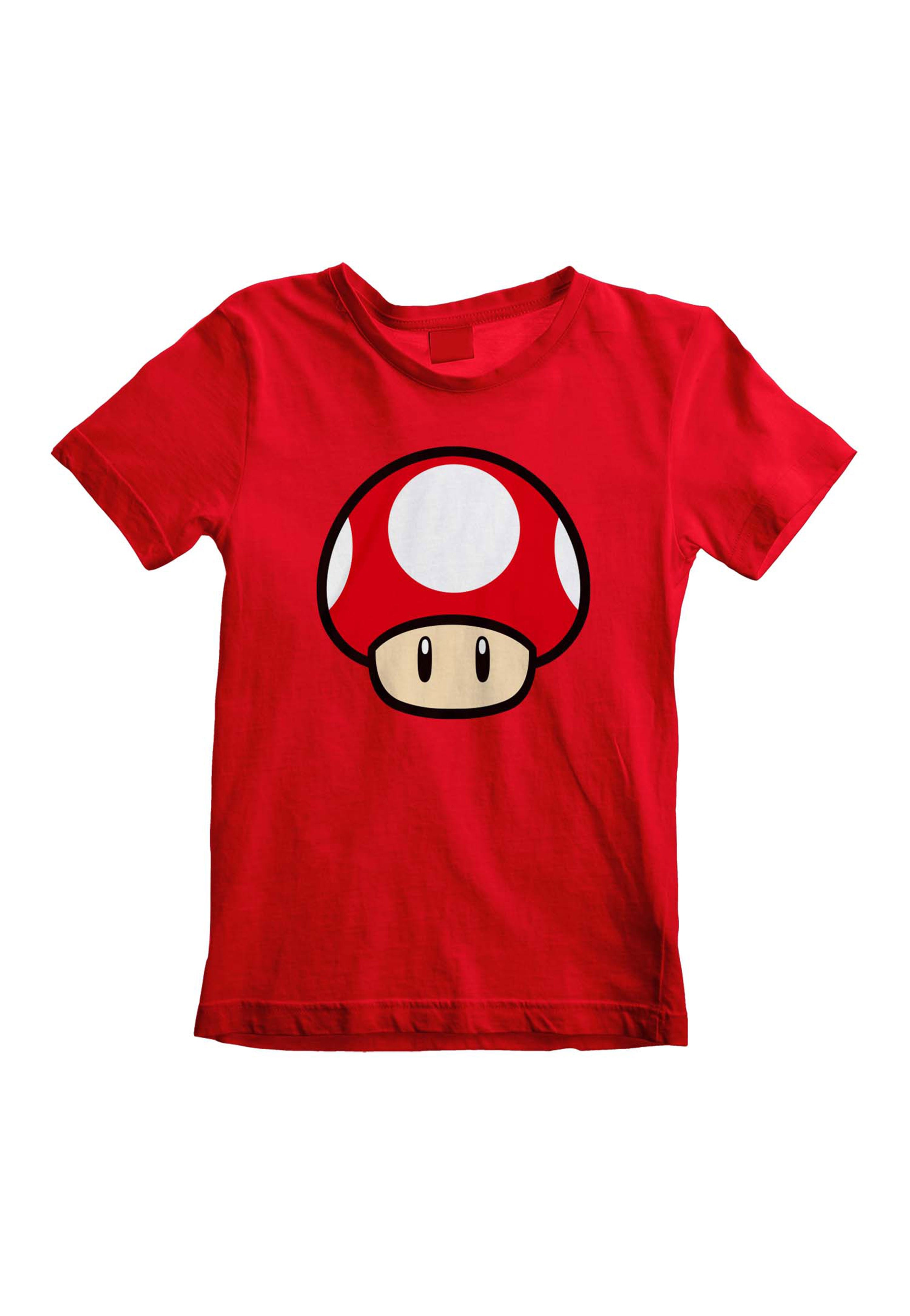 Super Mario - Power Up Mushroom Kids Red - T-Shirt | Neutral-Image