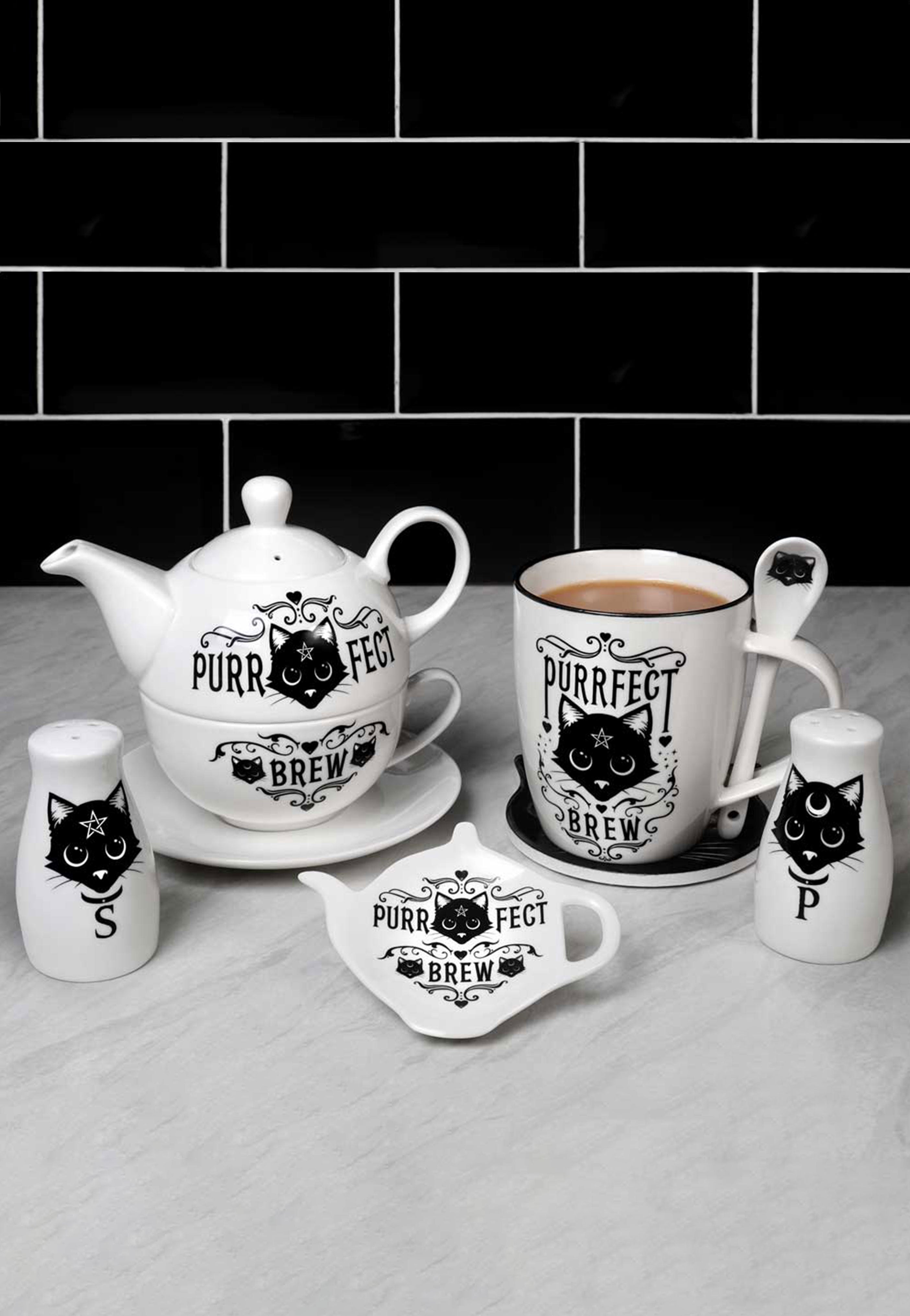 Alchemy England - Cats - Salt and Pepper Shakers | Neutral-Image