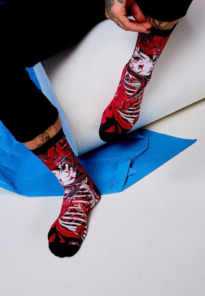 Stay Cold Apparel - Medusa Red - Socks | Neutral-Image