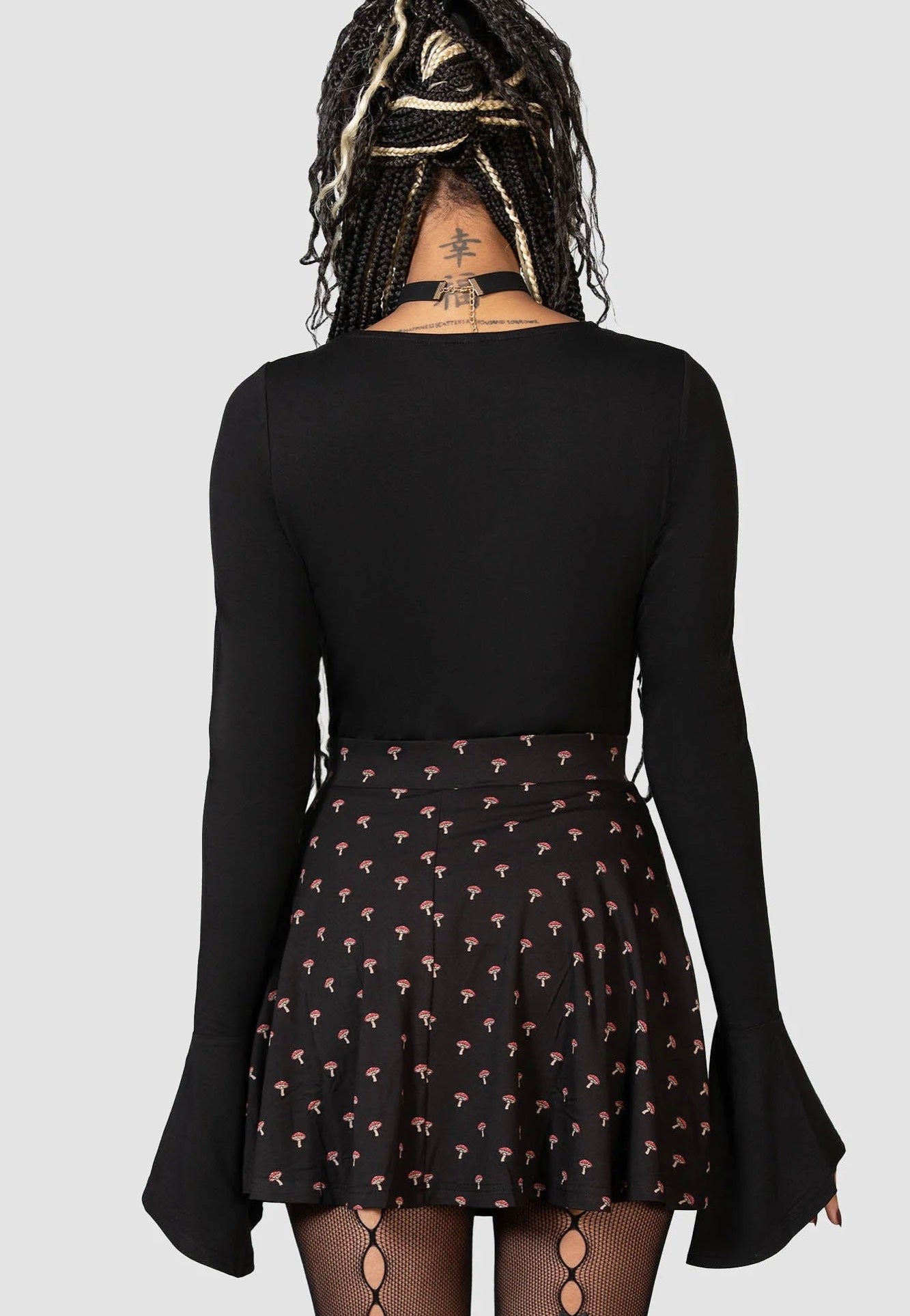 Killstar - Mycelia Skater Black - Skirt