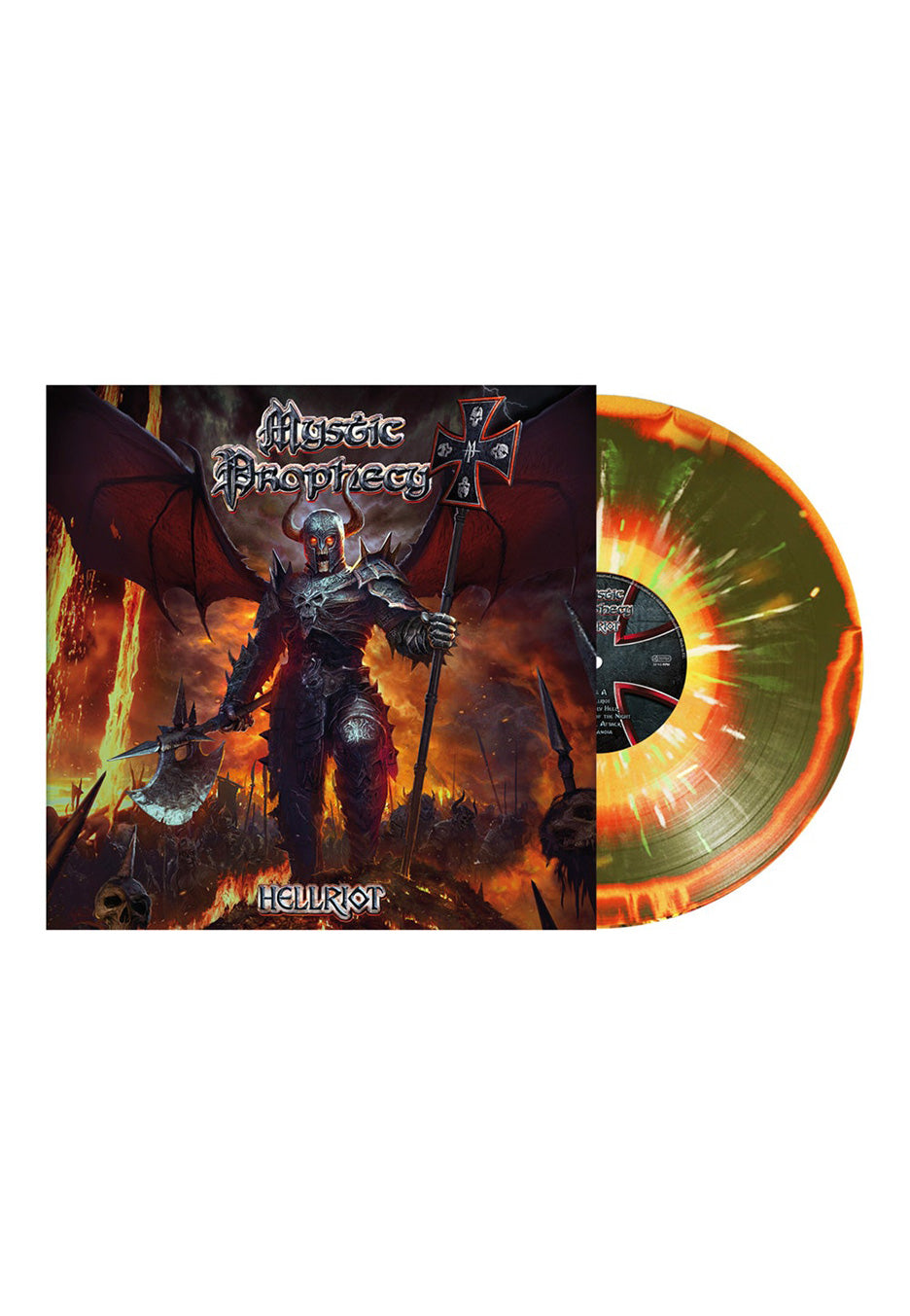 Mystic Prophecy - Hellriot Green Fire - Splattered Vinyl | Neutral-Image