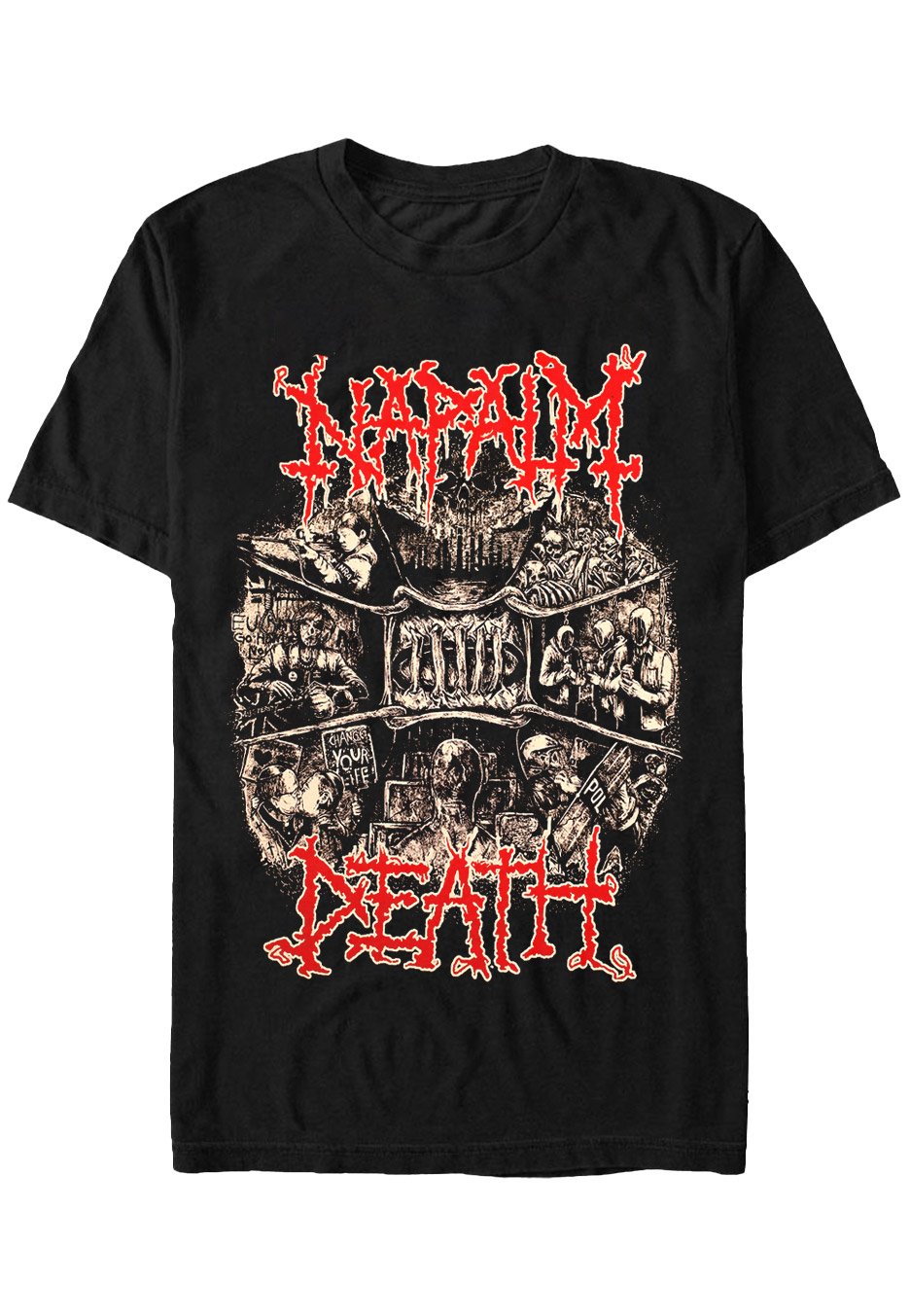 Napalm Death - Coded Smears - T-Shirt | Neutral-Image