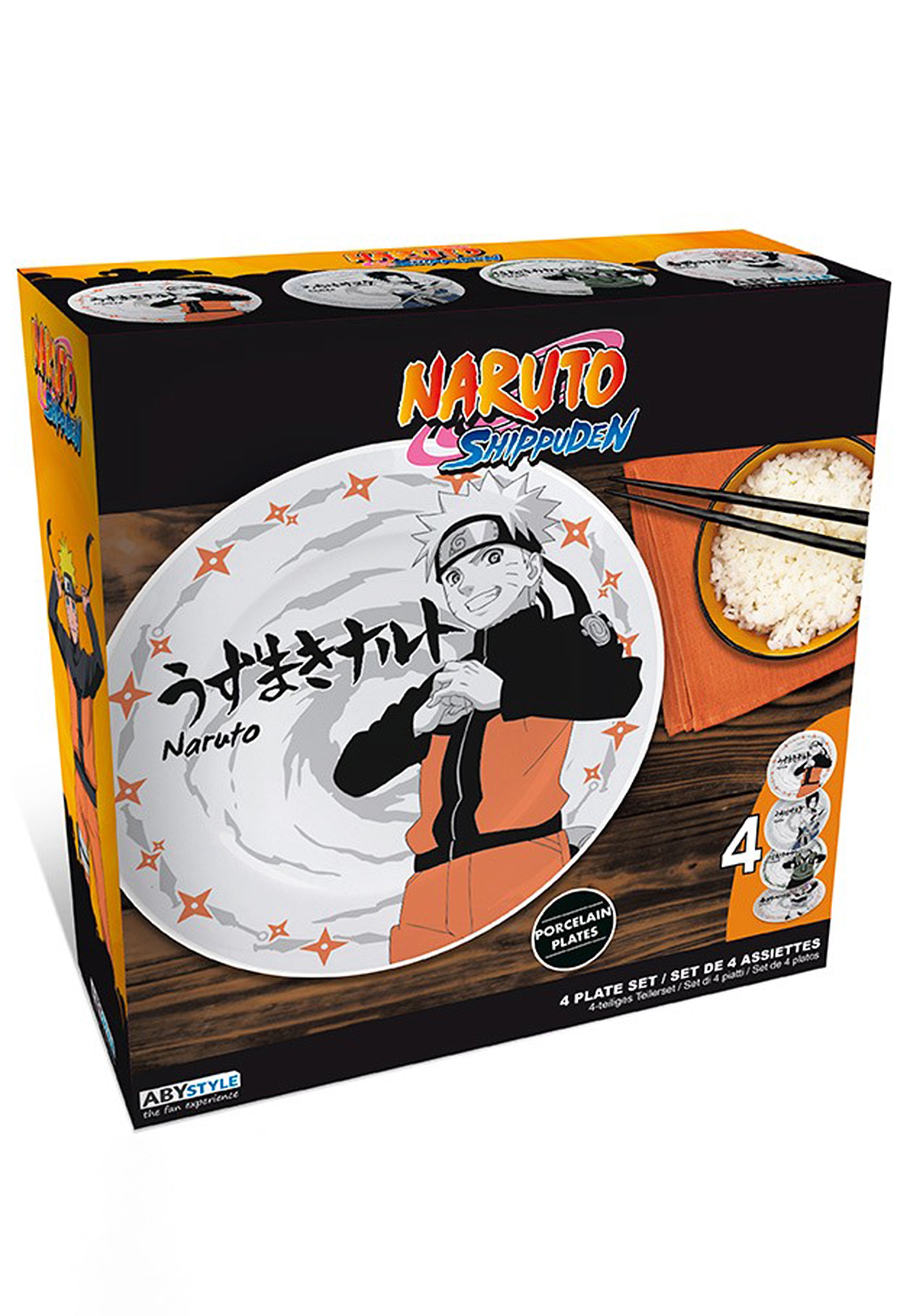 Naruto - Characters Set Of 4 - Plates | Neutral-Image