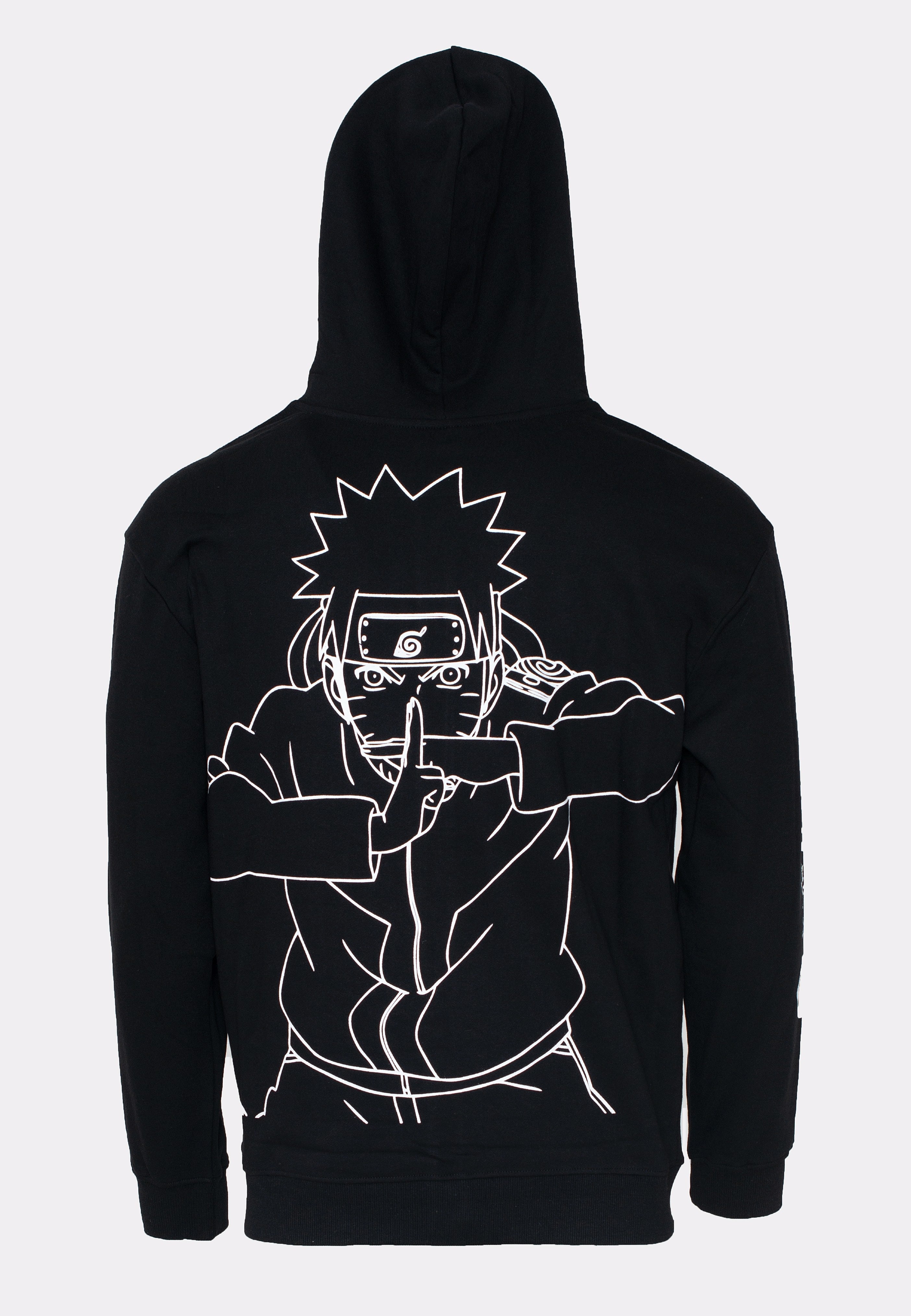 Naruto - Line Art - Zipper | Men-Image