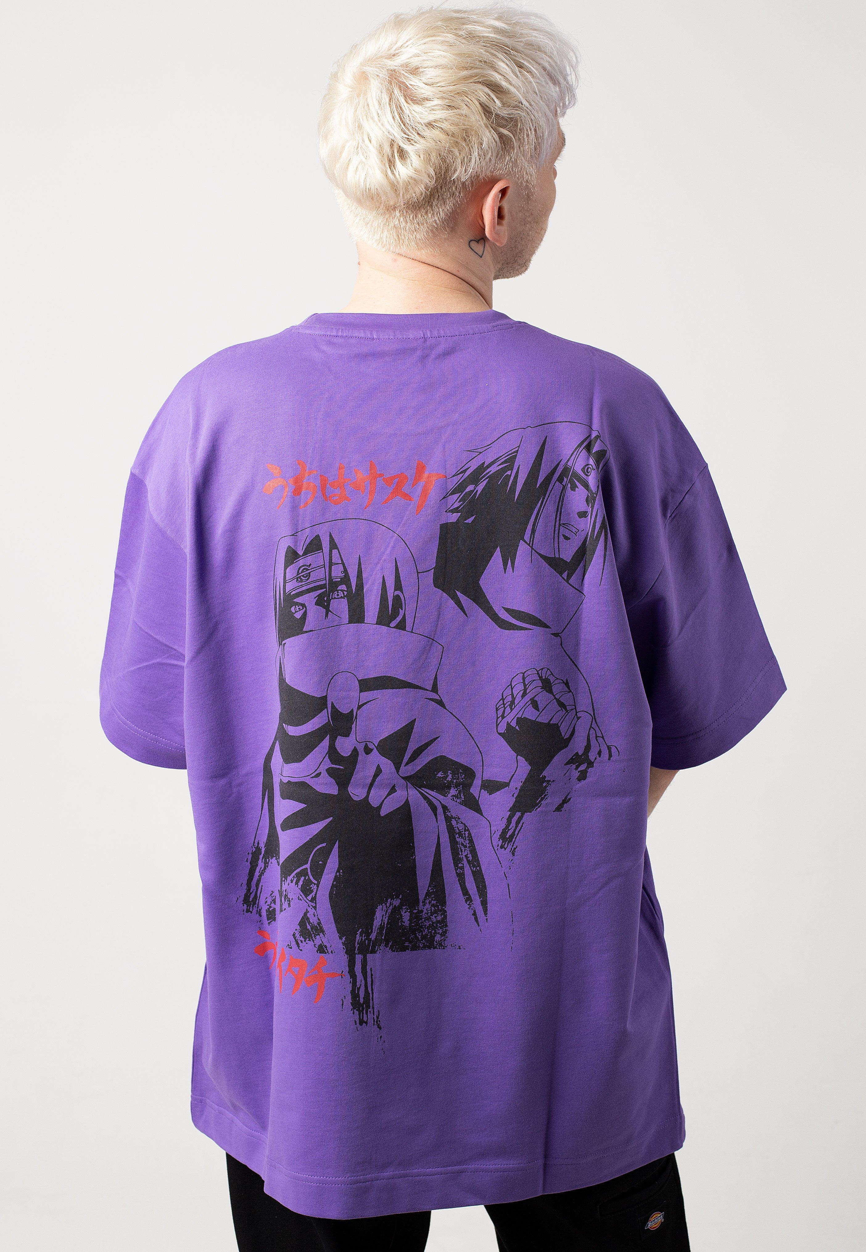 Neptun x Naruto - Sasuke & Itachi Purple - T-Shirt | Men-Image