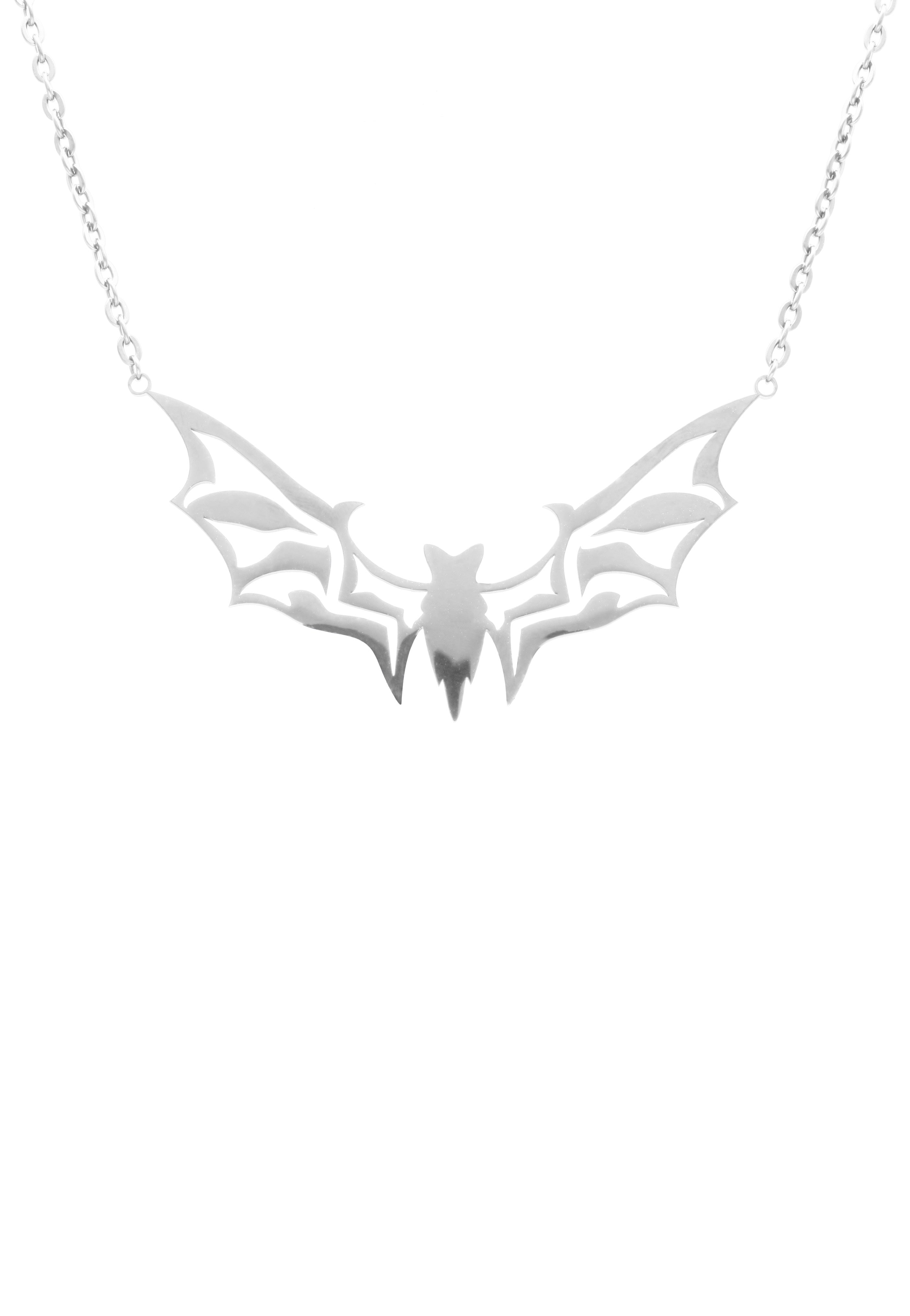 Wildcat - Big Bat Silver - Necklace | Neutral-Image