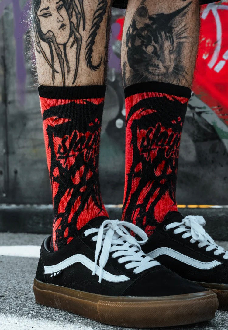 Stay Cold Apparel - Necroblade Comfort Red - Socks | Neutral-Image