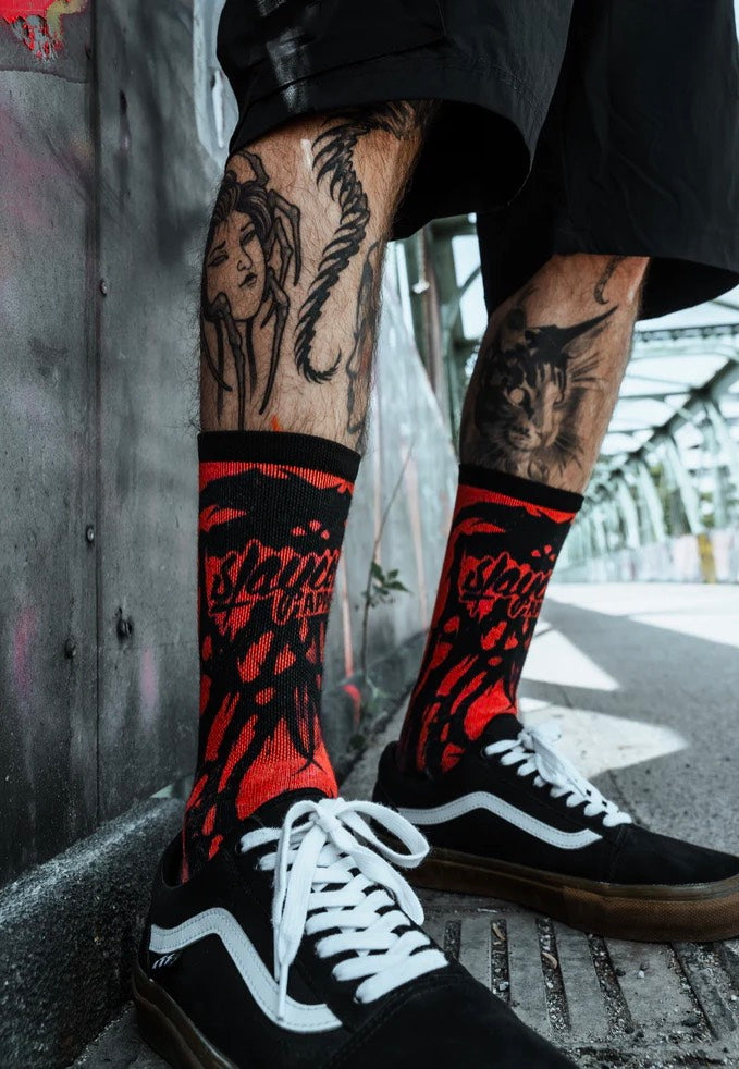 Stay Cold Apparel - Necroblade Comfort Red - Socks | Neutral-Image