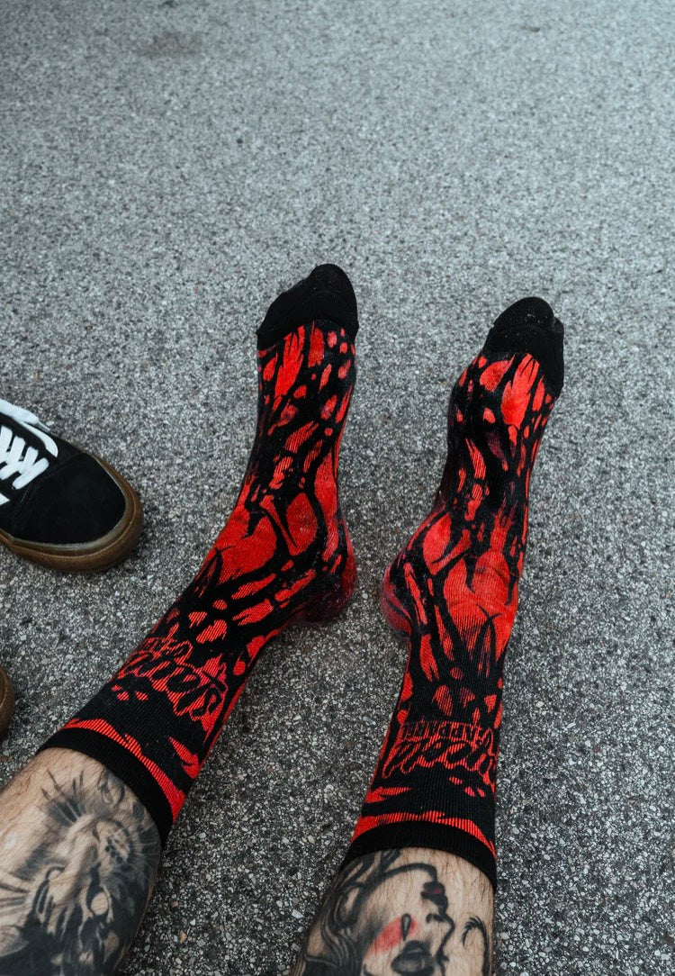 Stay Cold Apparel - Necroblade Comfort Red - Socks | Neutral-Image