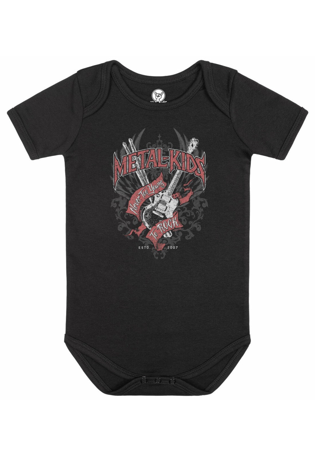 Metal Kids - Never Too Young To Rock Babygrow - Bodysuit | Men-Image