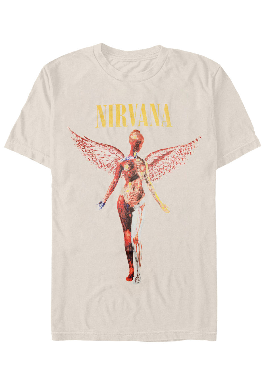 Nirvana - In Utero Wet Sand Oversized - T-Shirt | Neutral-Image