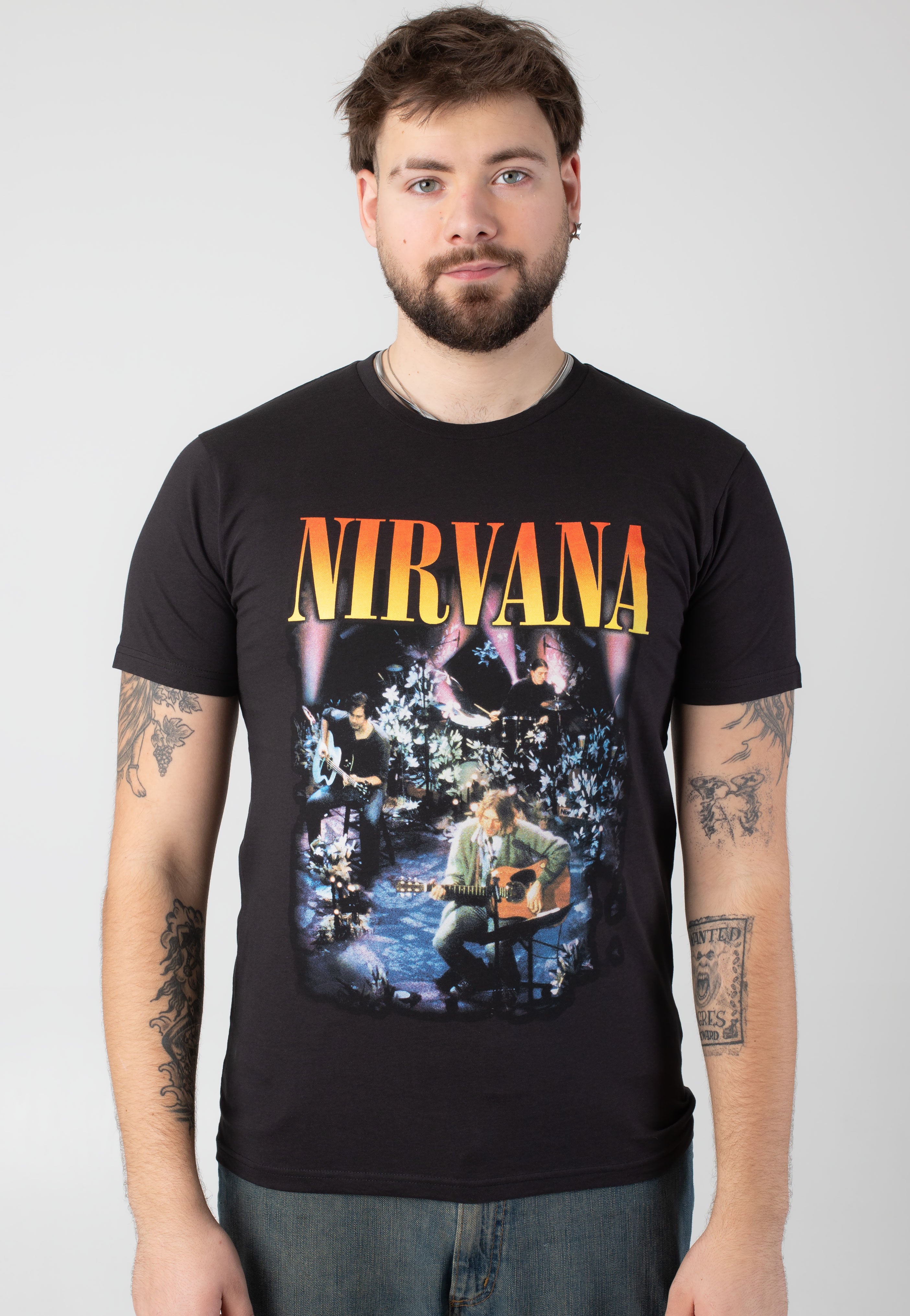 Nirvana - Unplugged Photo - T-Shirt | Men-Image