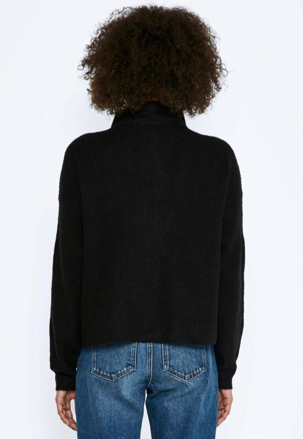 Noisy May - Newalice High Neck Black - Pullover | Women-Image