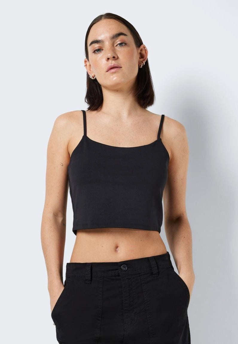 Noisy May - Teresa Cropped Black - Top | Women-Image