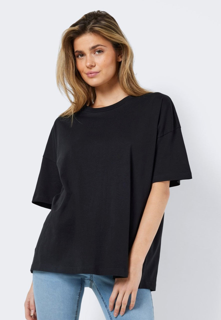 Noisy May - Ida O Neck Black - Top | Women-Image