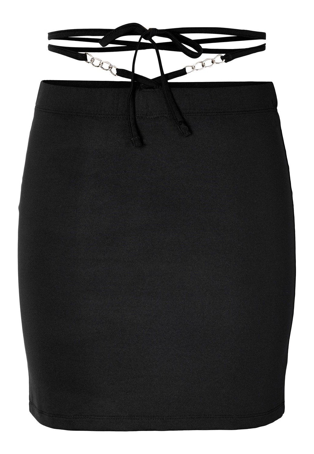 Noisy May - Celeste Chain Details Black - Skirt | Women-Image