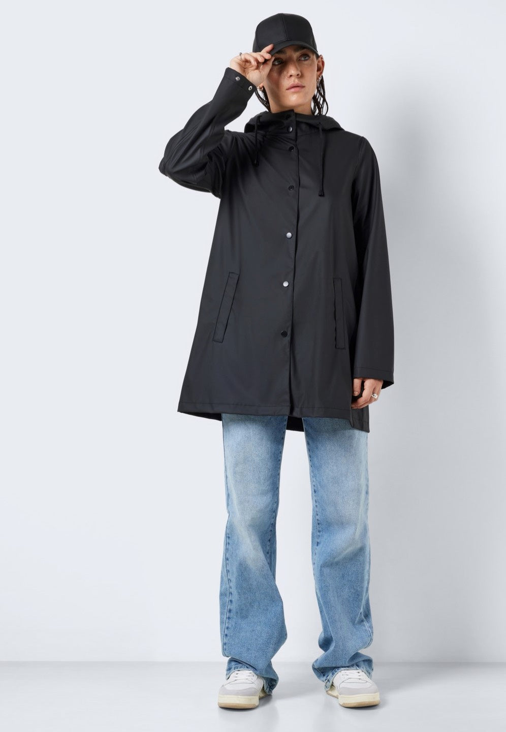 Noisy May - Sky A Line Black - Jacket | Women-Image