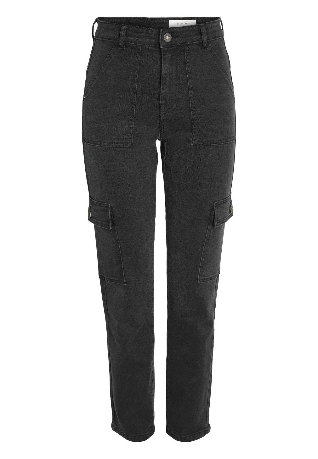 Noisy May - Moni Utility Cargo Ank Black - Jeans | Women-Image