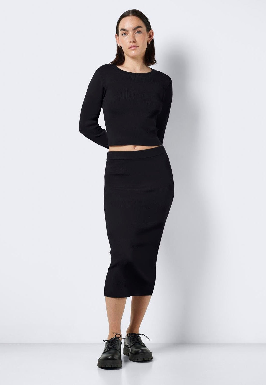 Noisy May - Jaz Midi Black - Skirt | Women-Image