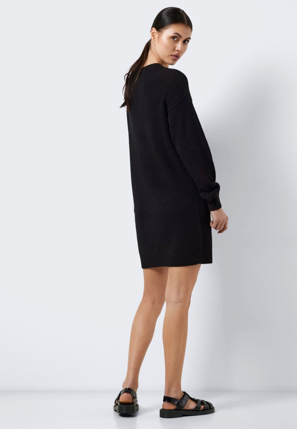 Noisy May - Maysa O Neck Black - Knit Dress | Women-Image