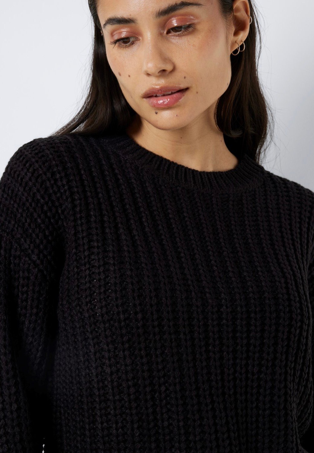 Noisy May - Charlie O Neck Black - Pullover | Women-Image