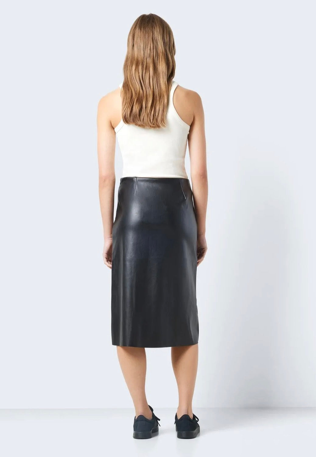 Noisy May - Clara Slit Midi Leng Black - Skirt | Women-Image