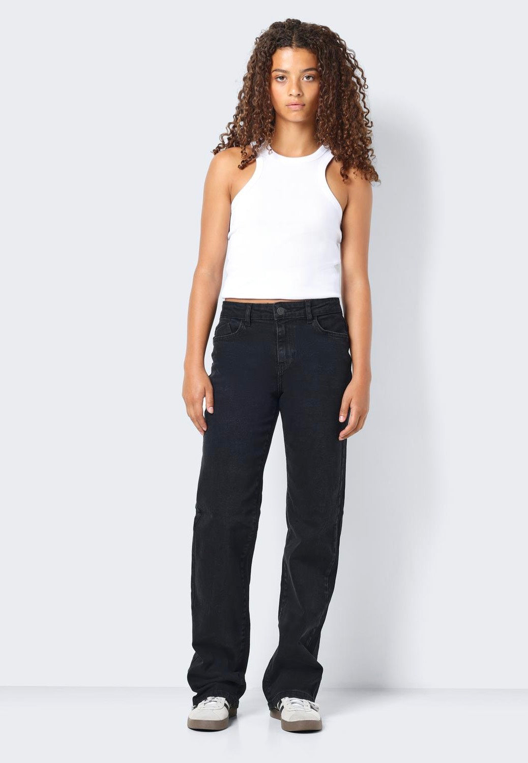 Noisy May - Yolanda Wide Black Denim - Jeans | Women-Image