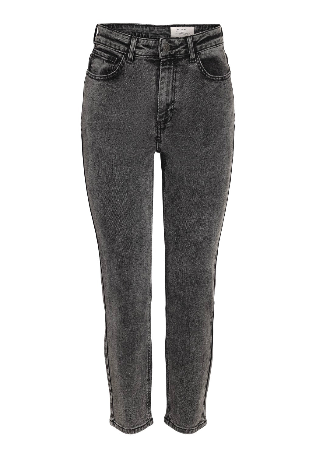 Noisy May - Moni Straight Ank Acid Dark Grey Denim - Jeans | Women-Image