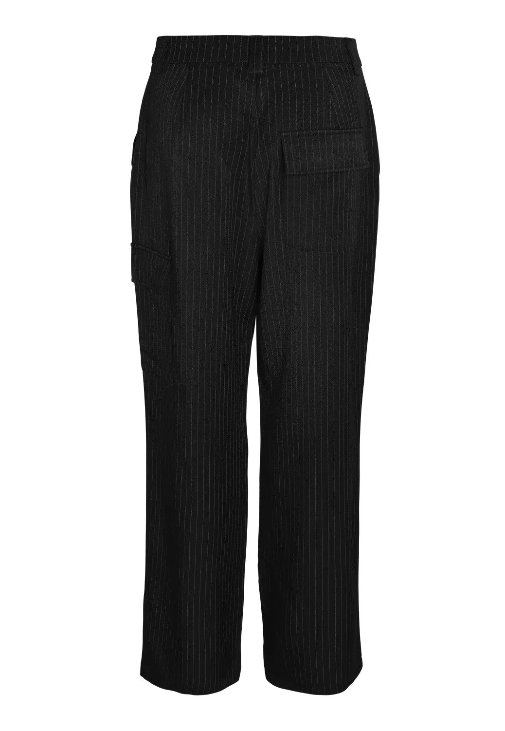 Noisy May - Dallas Pinstripe Black White - Pants | Women-Image