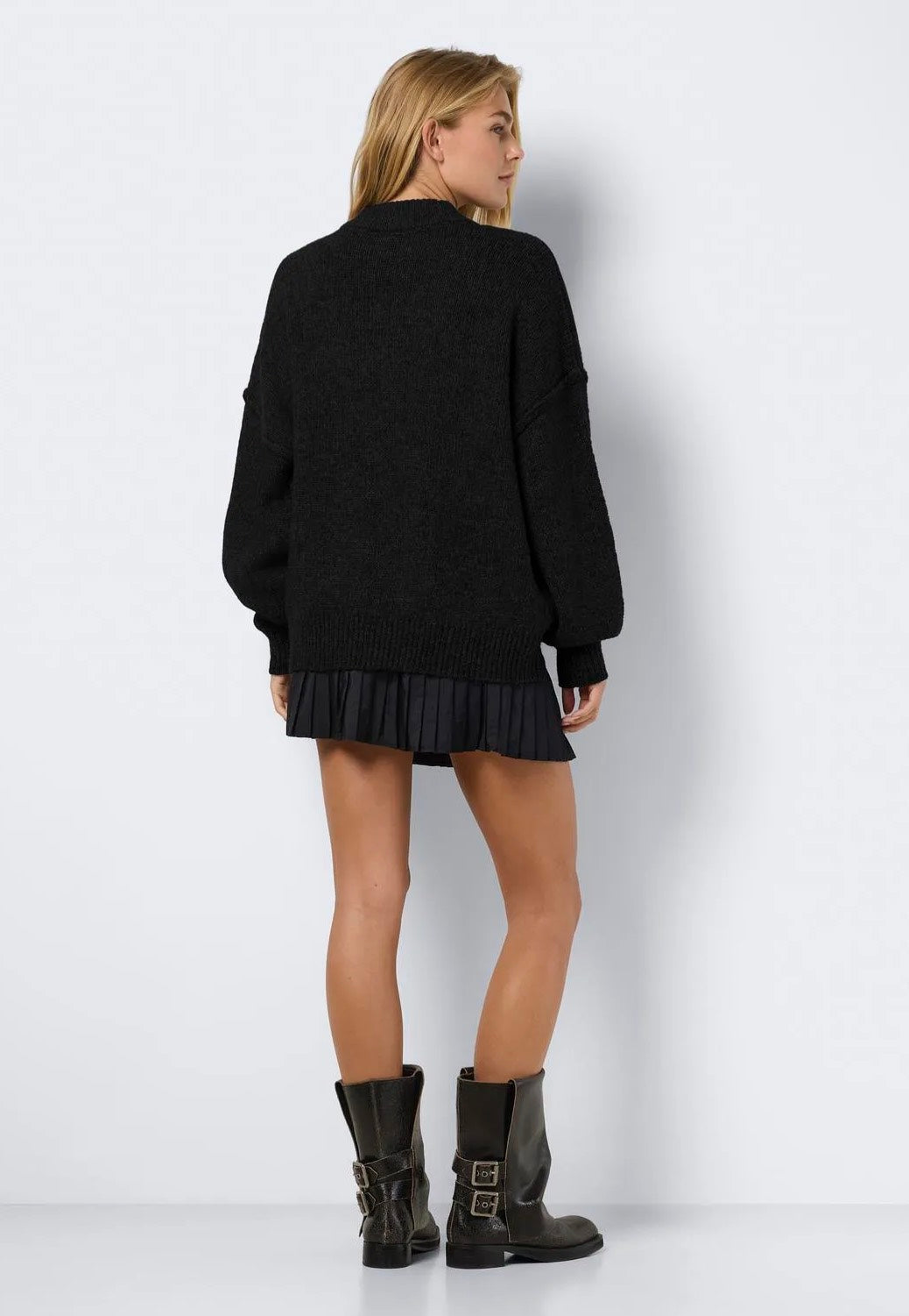 Noisy May - Luisa O Neck Black - Pullover | Women-Image