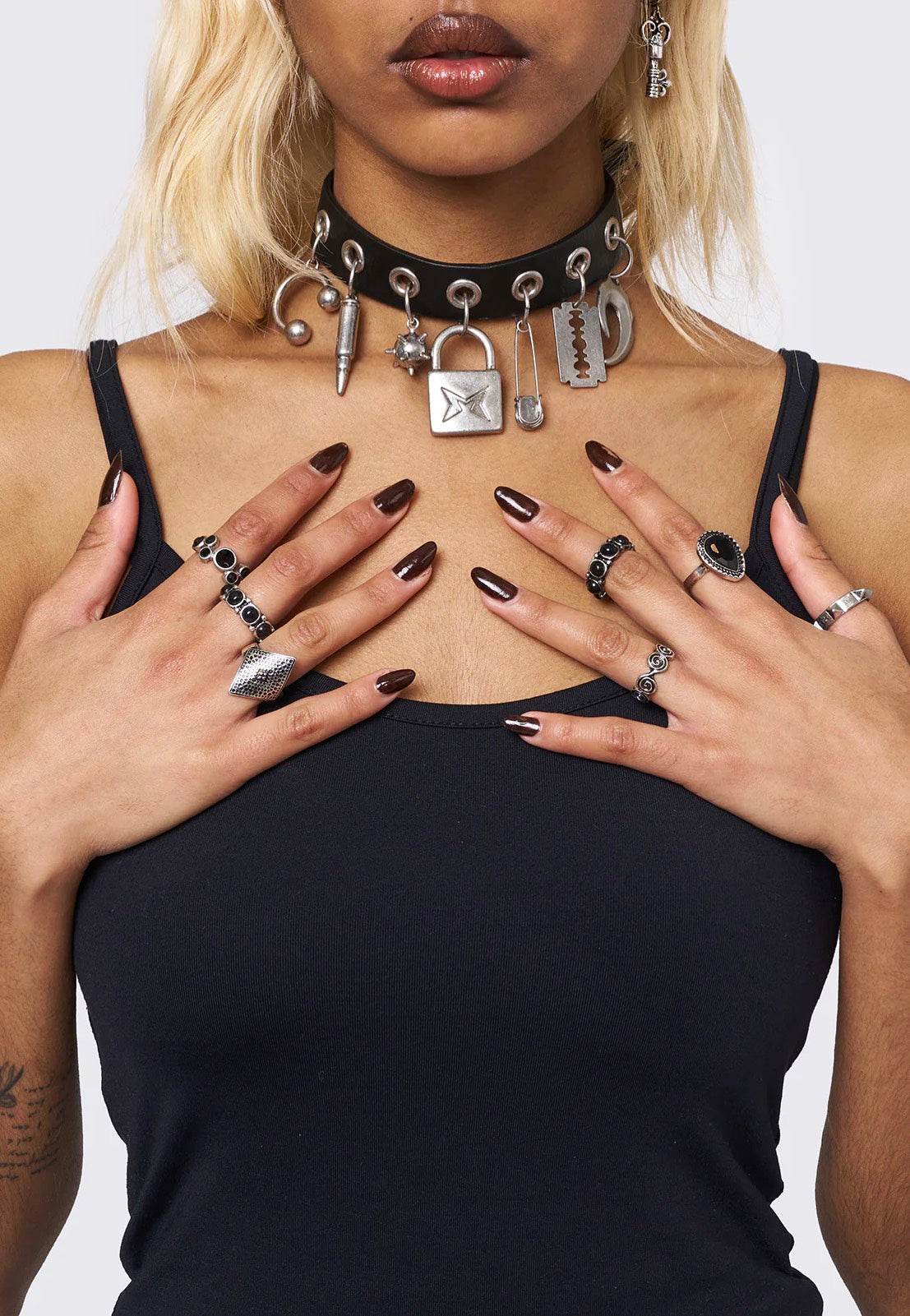 Minga London - Obsidian - Ring Set | Women-Image