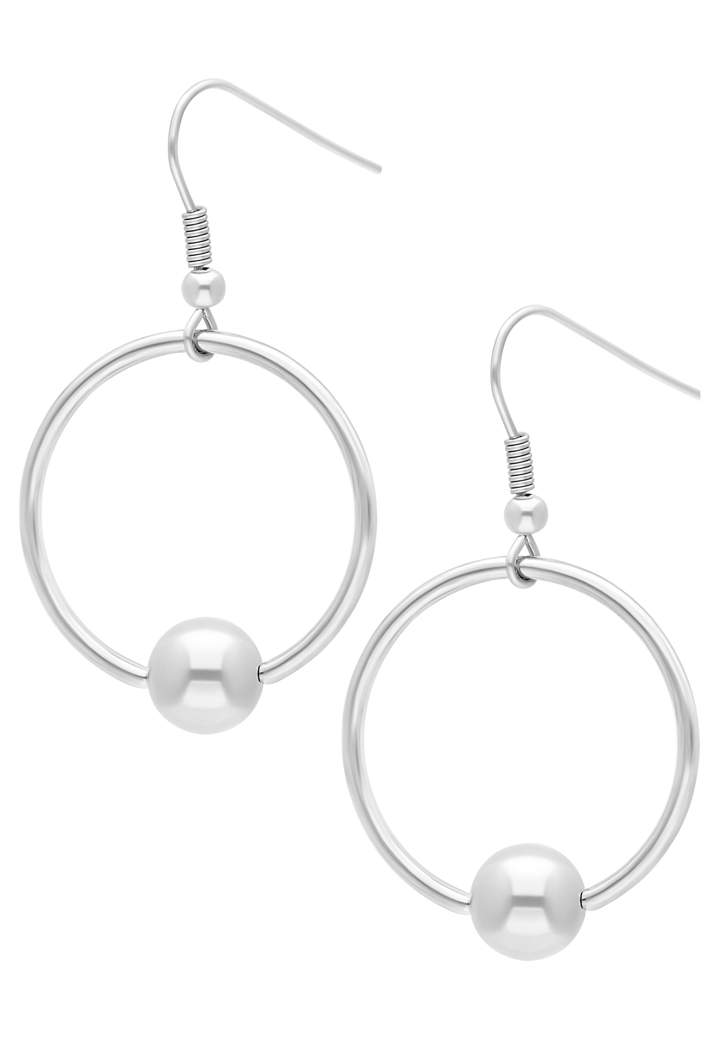 Wildcat - Big O-Ring Silver - Earrings | Neutral-Image