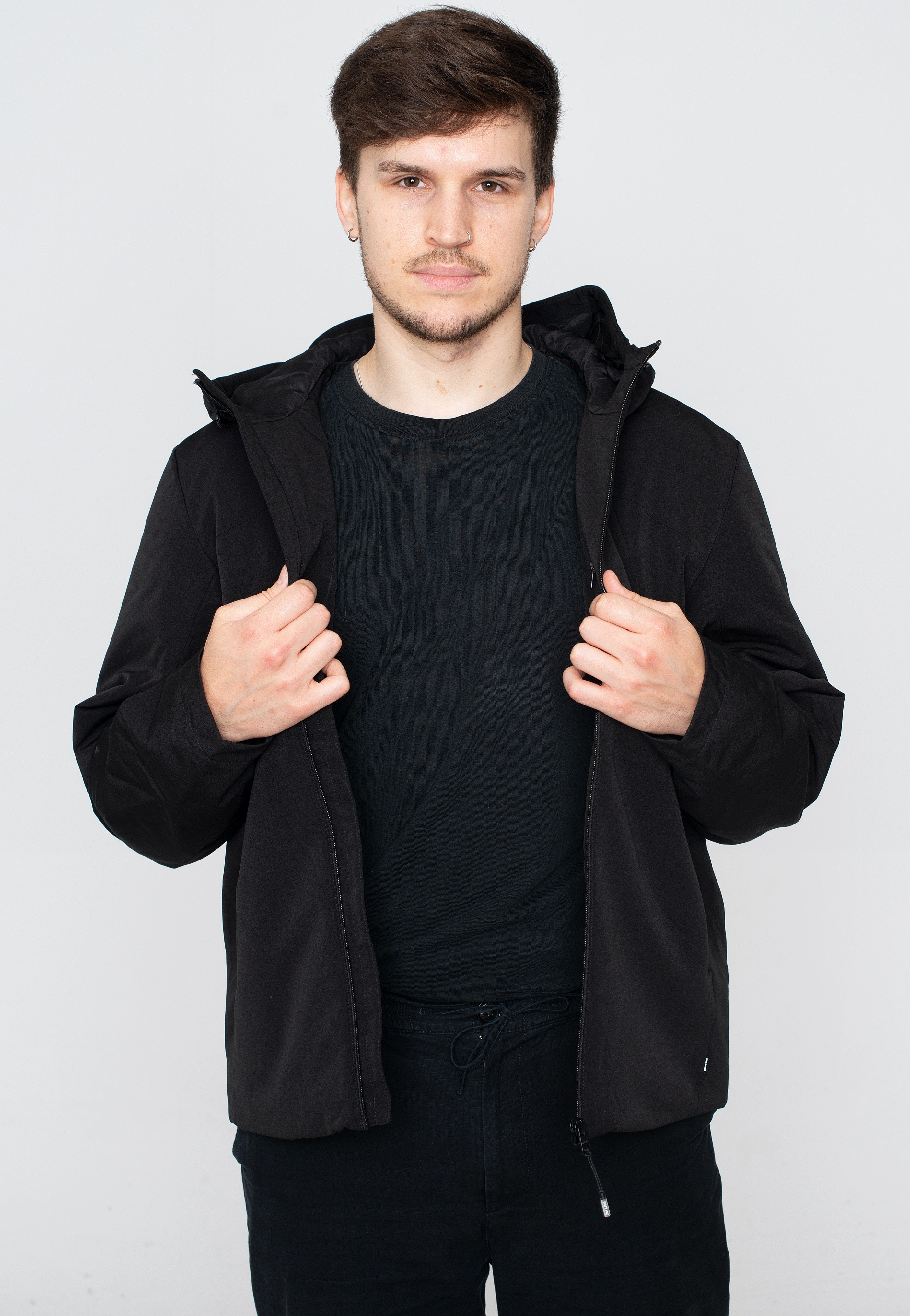 Only & Sons - Cody Hood Black - Jacket | Men-Image