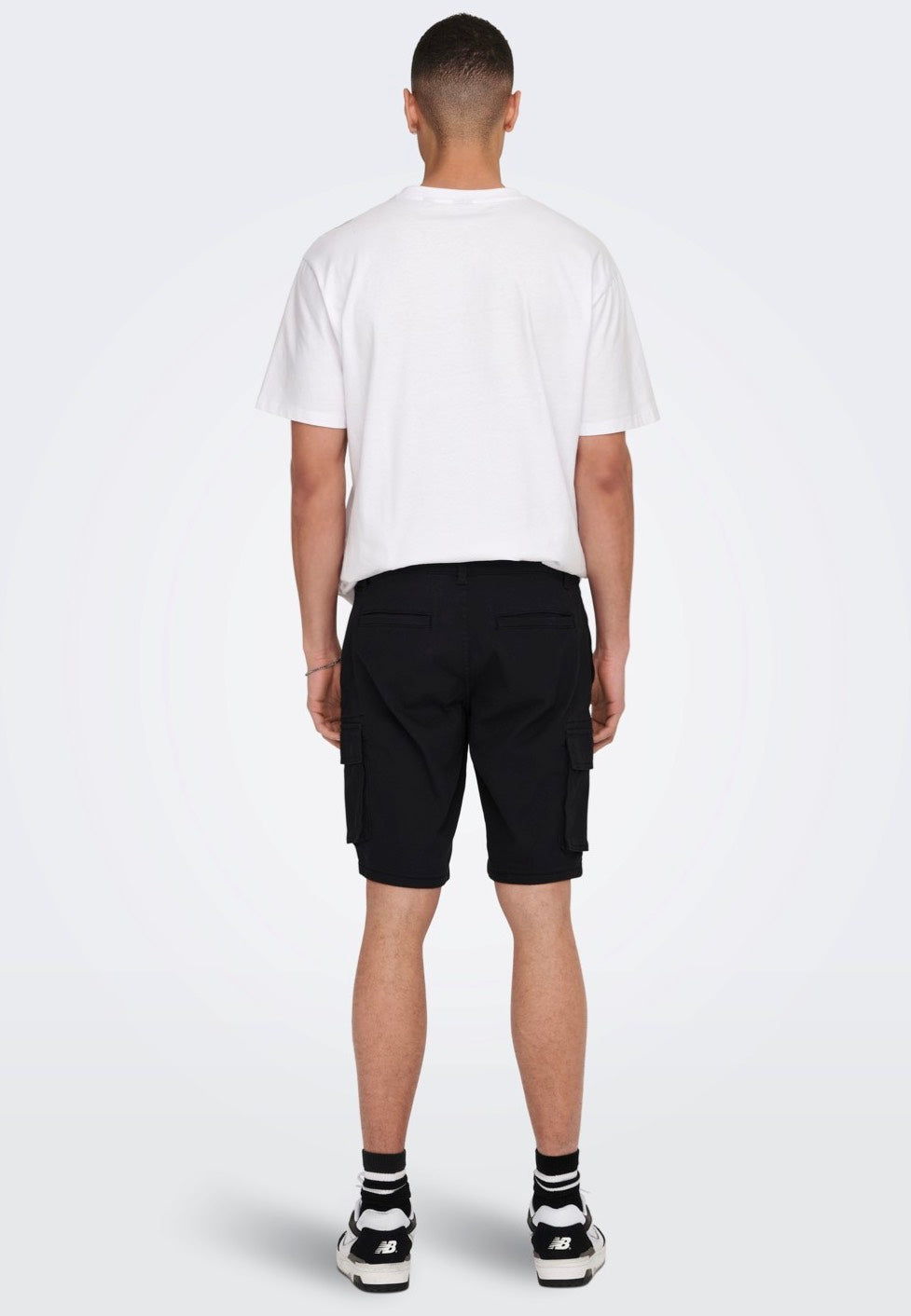 Only & Sons - Cam Stage Cargo Black - Shorts | Men-Image