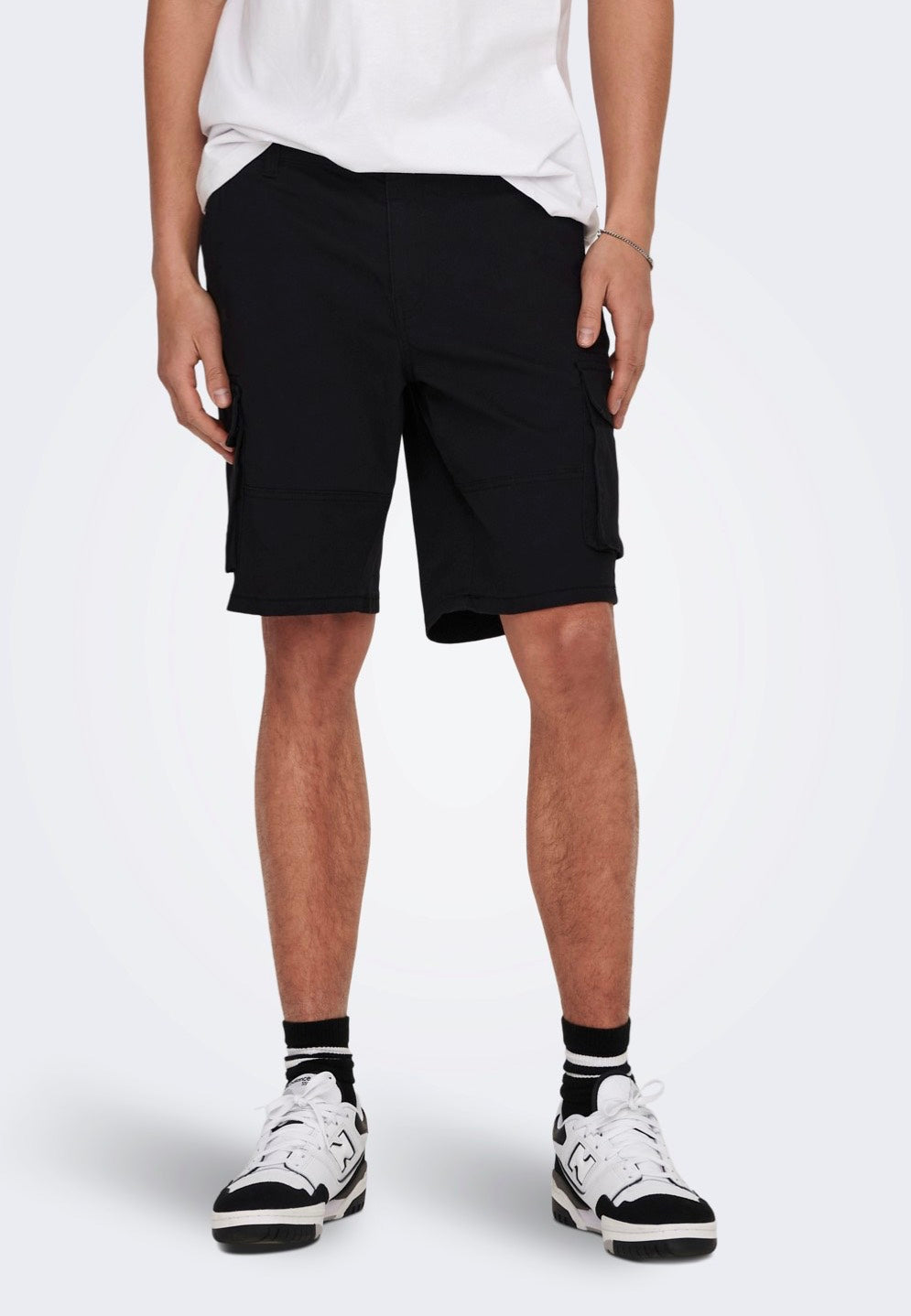 Only & Sons - Cam Stage Cargo Black - Shorts | Men-Image