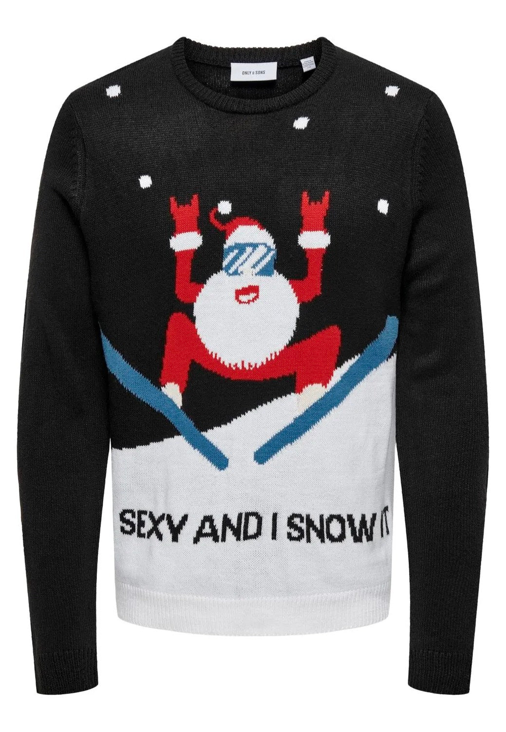 Only & Sons - Xmas Reg 5 Placement Black Skiing - Pullover | Men-Image