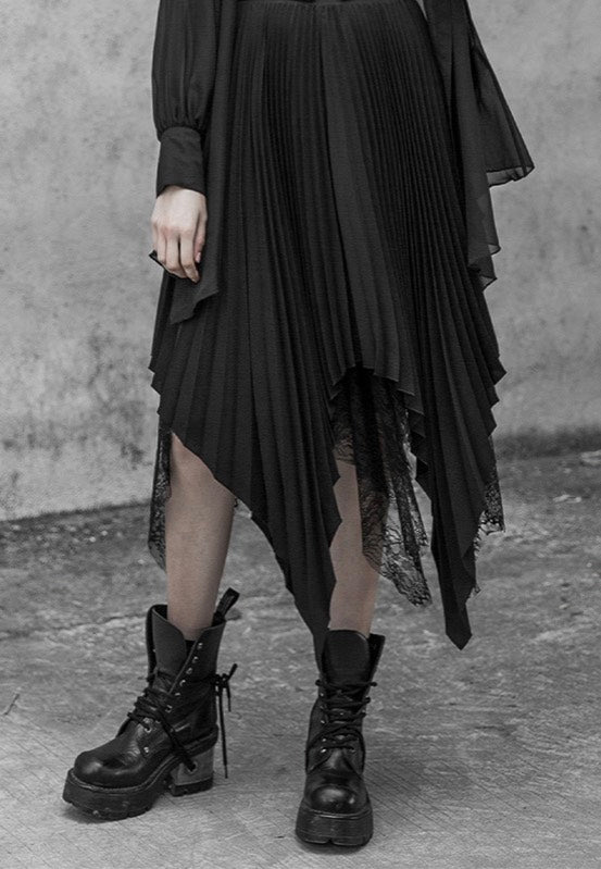 Punk Rave - Both Sides Gothic Black - Skirt | Women-Image