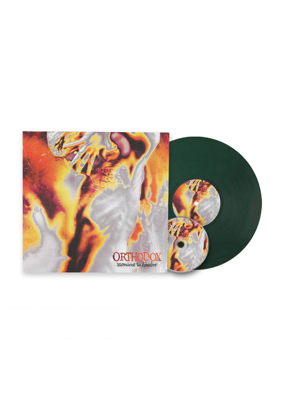 Orthodox - Learning To Dissolve DunkelGreen - Colored Vinyl +  CD | Neutral-Image