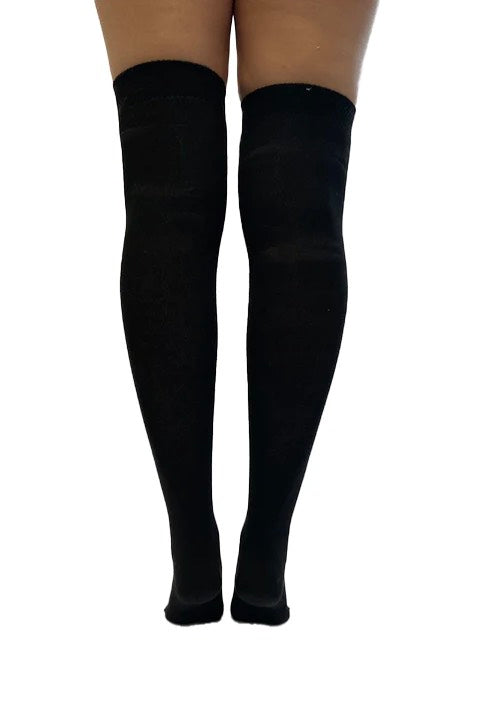 Pamela Mann - Over Knee Socks Skull and Crossbones Black/White - Socks | Women-Image