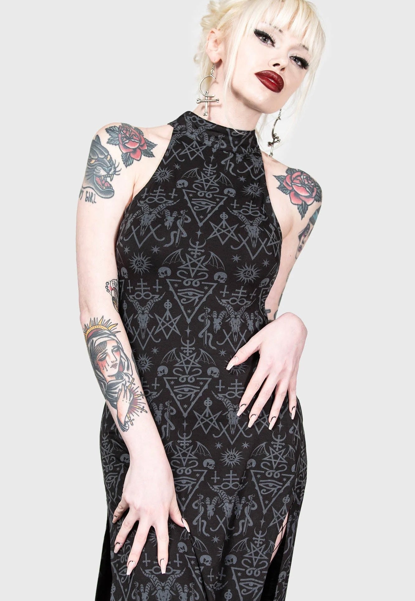 Killstar - Over Queen Maxi Black - Dress | Women-Image