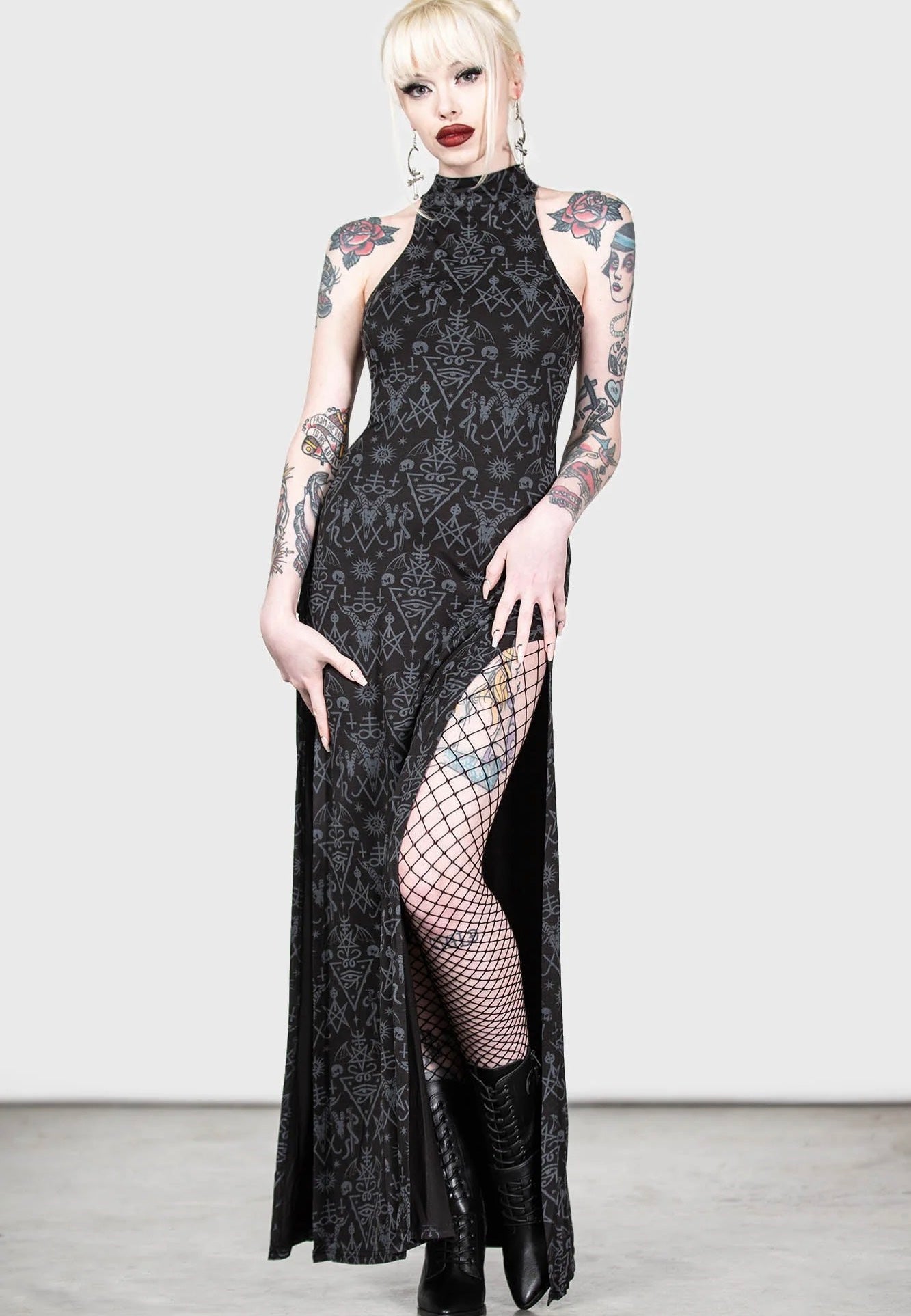 Killstar - Over Queen Maxi Black - Dress | Women-Image